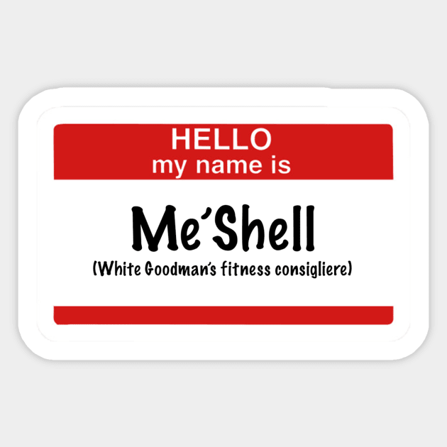 Me'Shell from Dodgeball Sticker by ematzzz